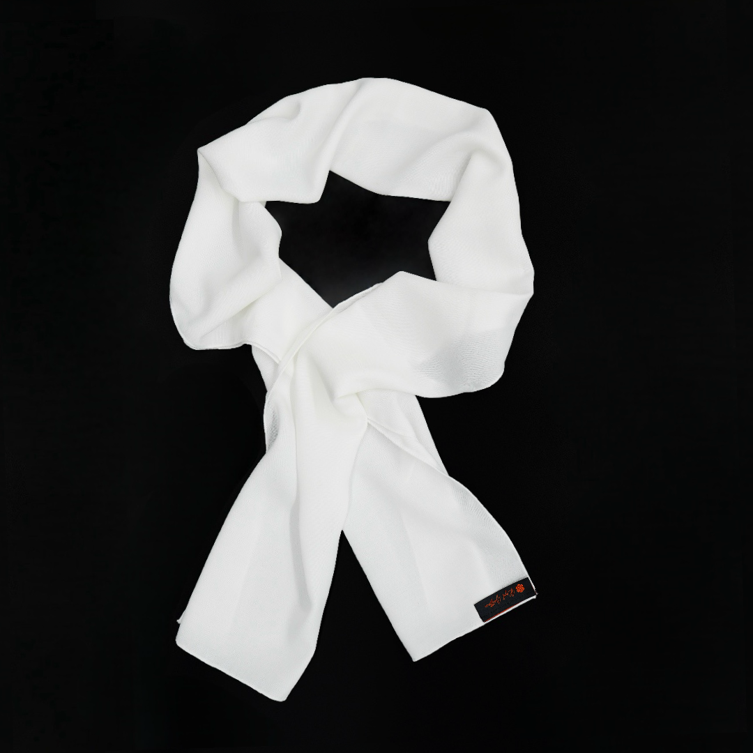 EVENING SCARF WHITE