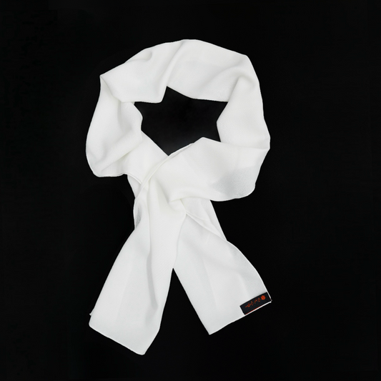 EVENING SCARF WHITE